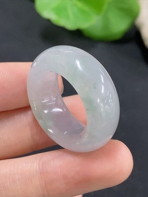 F46601434 翡翠指环 圈口22 货品总重约11.48g