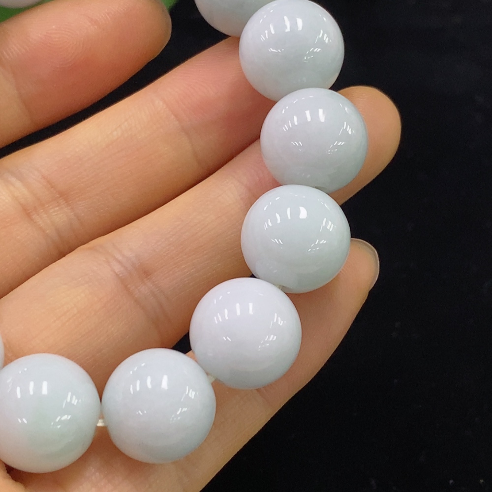 F34024635 Jadeite Bracelet Total Weight Approx. 59.26g Size 13.3mm