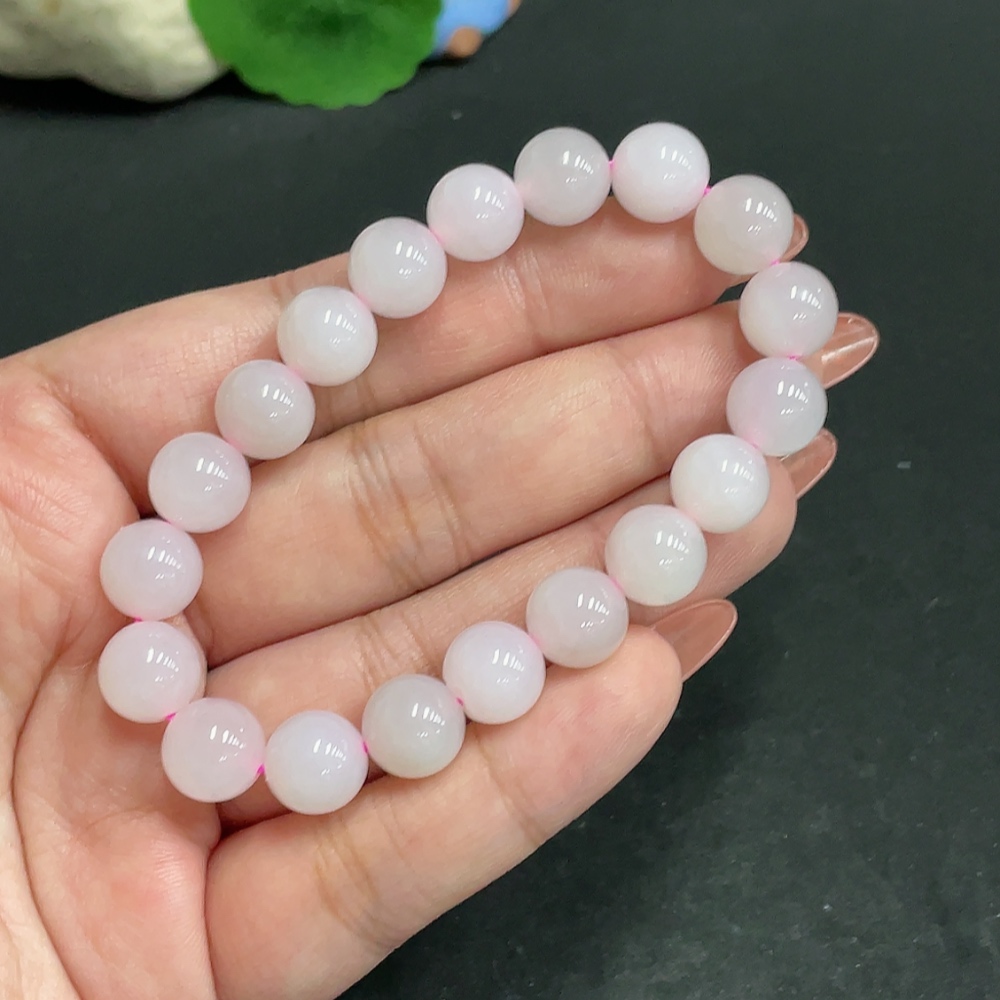 H34005700 Hetian Jade Bracelet, Size Approx. 9.6mm, Total Weight Approx. 28g