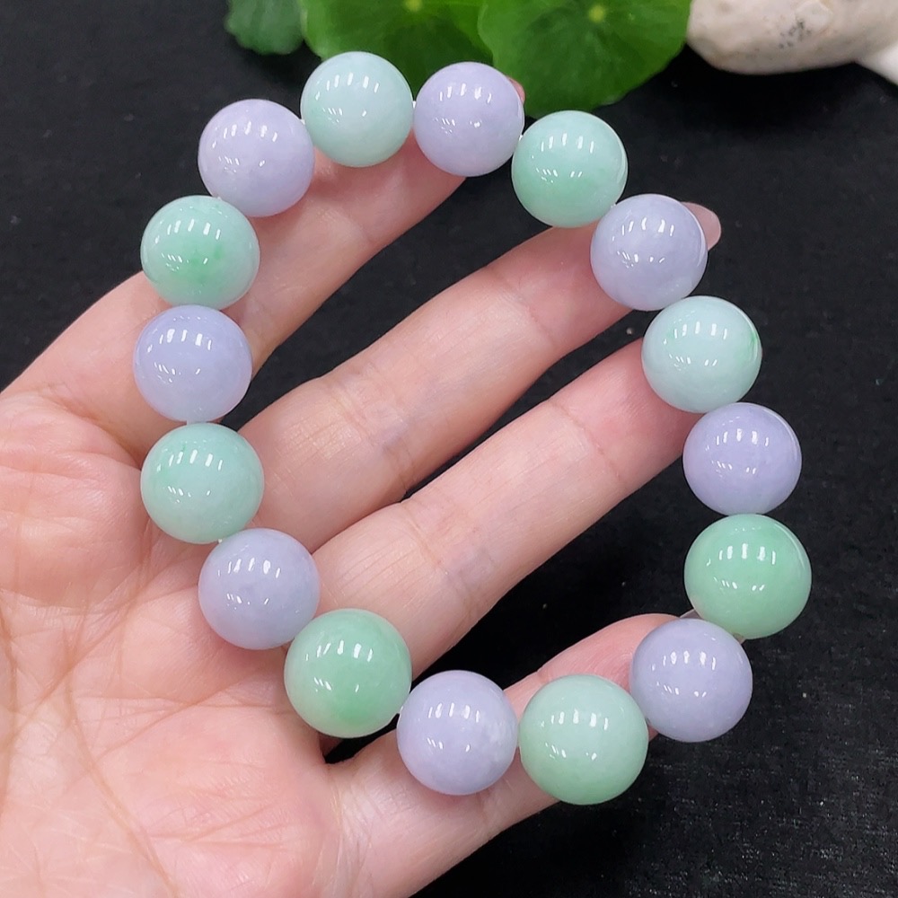 F32773953 Jadeite Beaded Bracelet Approx.13mm Total Weight Approx.60.5g