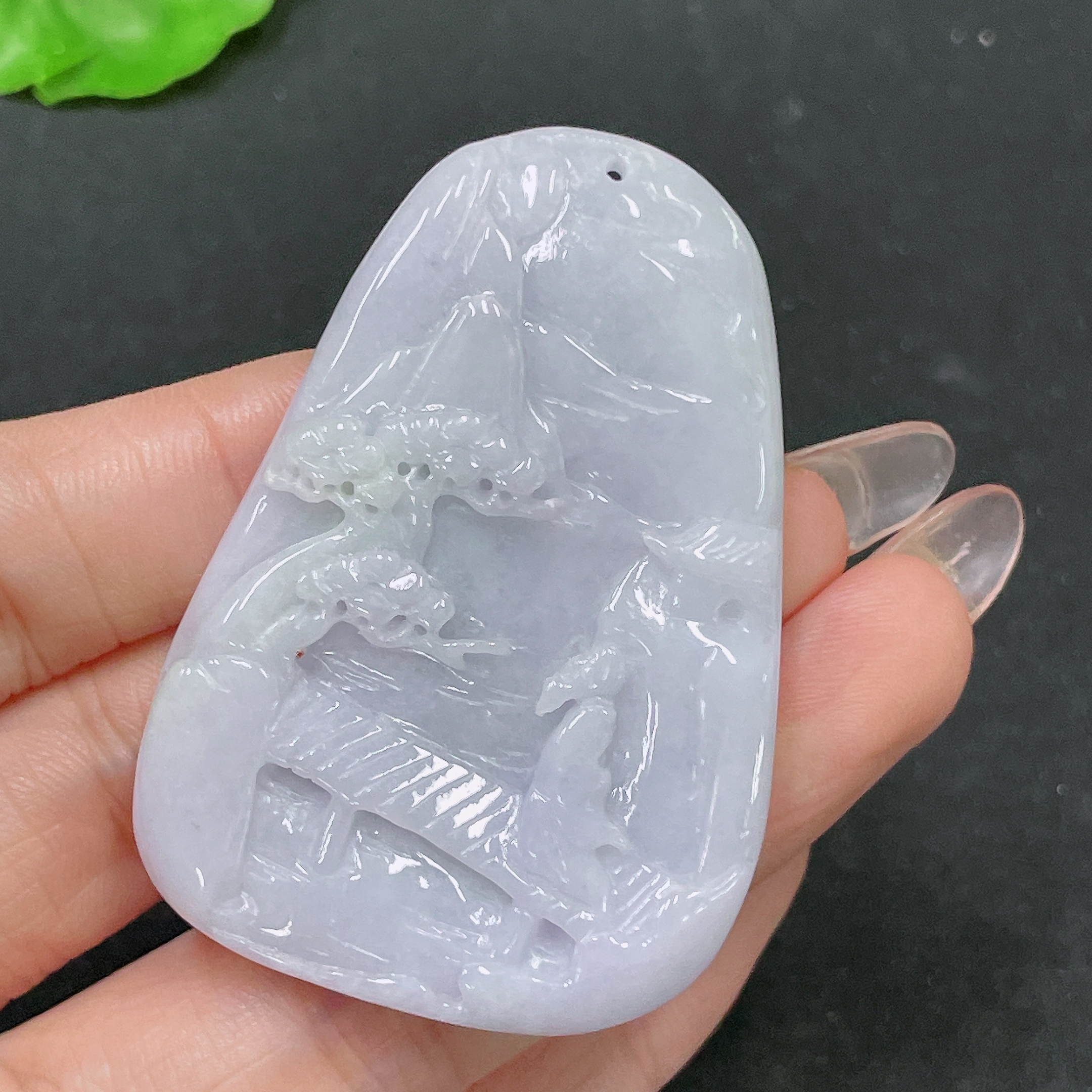 F34064107 Jadeite Pendant Landscape Total weight approx. 31.92g