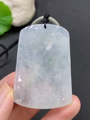 F22491224 JadeiteLandscape Pendant Total Weight 30.807g
