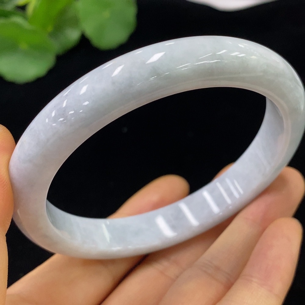 F34044641 Jadeite Round Bracelet Total Weight Approx. 59.7g Size 63