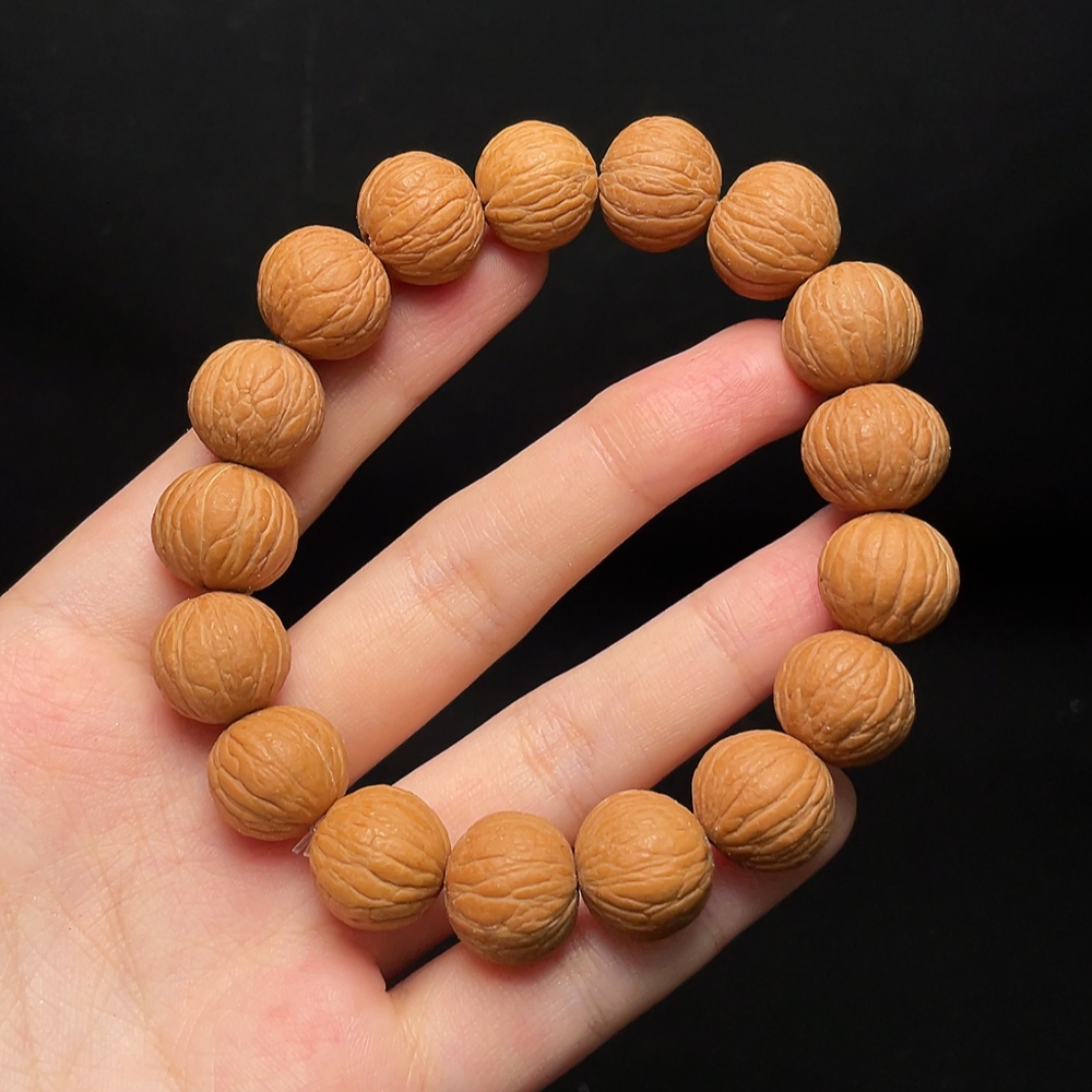 W33937057 Monkey Head Bead Bracelet, Total Weight Approx. 27.95g, Size About 14.5mm