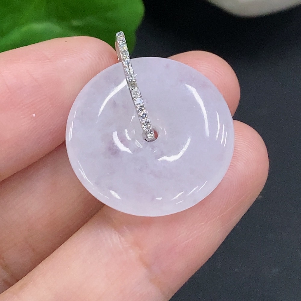 F33904831 Jadeite Safety Buckle Non-Gold Inlaid Total Weight About 4.9g