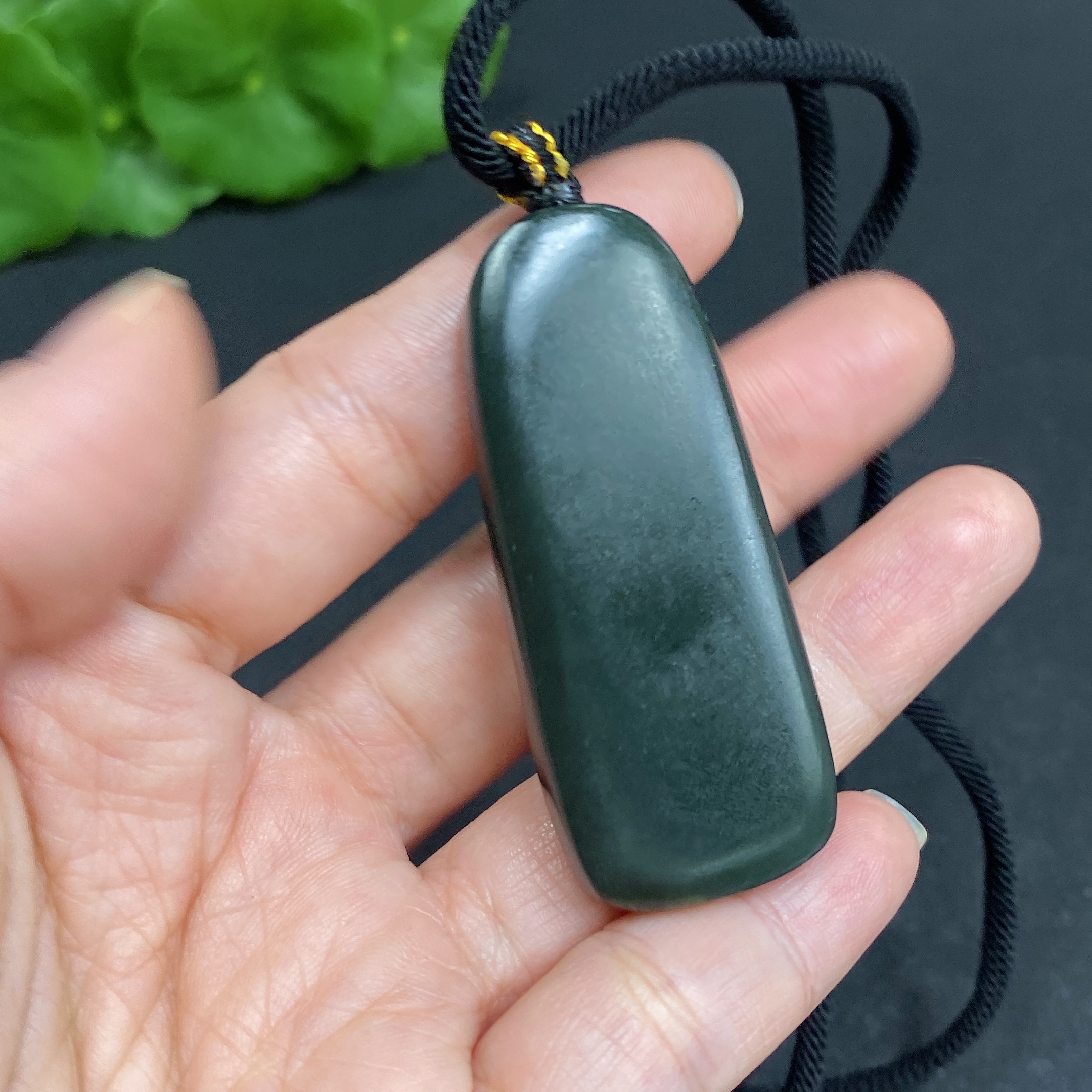 H34036397 Hetian Jade Pendant    Formless Guanyin