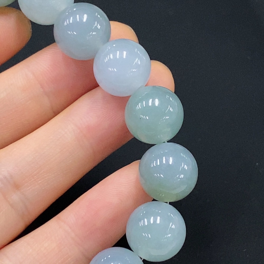 F28305516 Jadeite Bracelet Bead Size Approx. 11.8mm Total Weight Approx. 50.36g