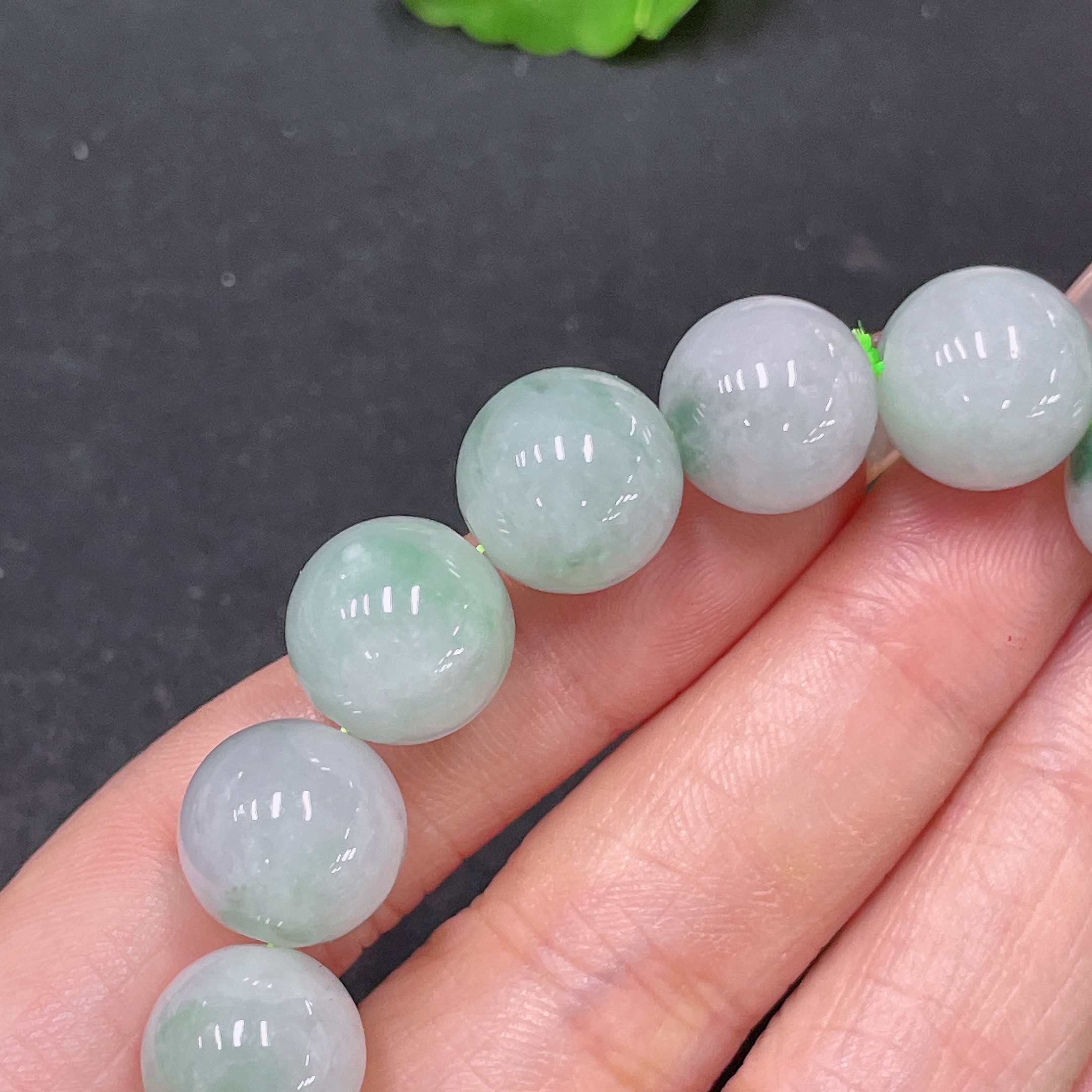 F34047306 Jadeite Bracelet Total Weight Approx.51.48g Size Approx.12.9mm