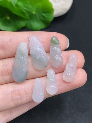 F33942024 Jadeite Rough Pendant Fu Dou Sell as a Lot