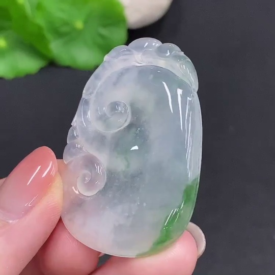 F34003280 Jadeite Ruyi Pendant Total Weight Approx.14g
