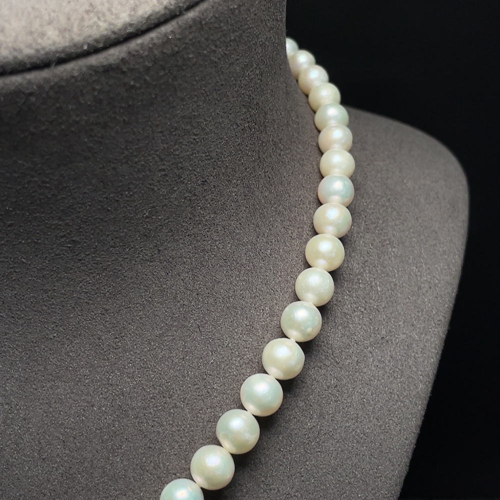 C35095984 Pearl Necklace Non-Gold Total Weight Approx. 30.40g Size About 7.6mm