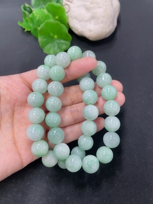 F46486188 翡翠手串 一手走