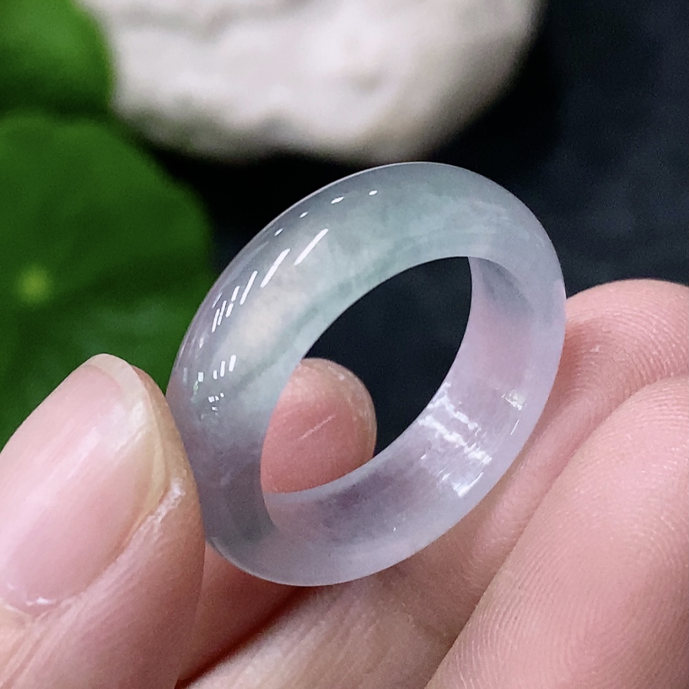 F32800075 Jadeite Ring Total Weight Approx. 3.38g Size 13