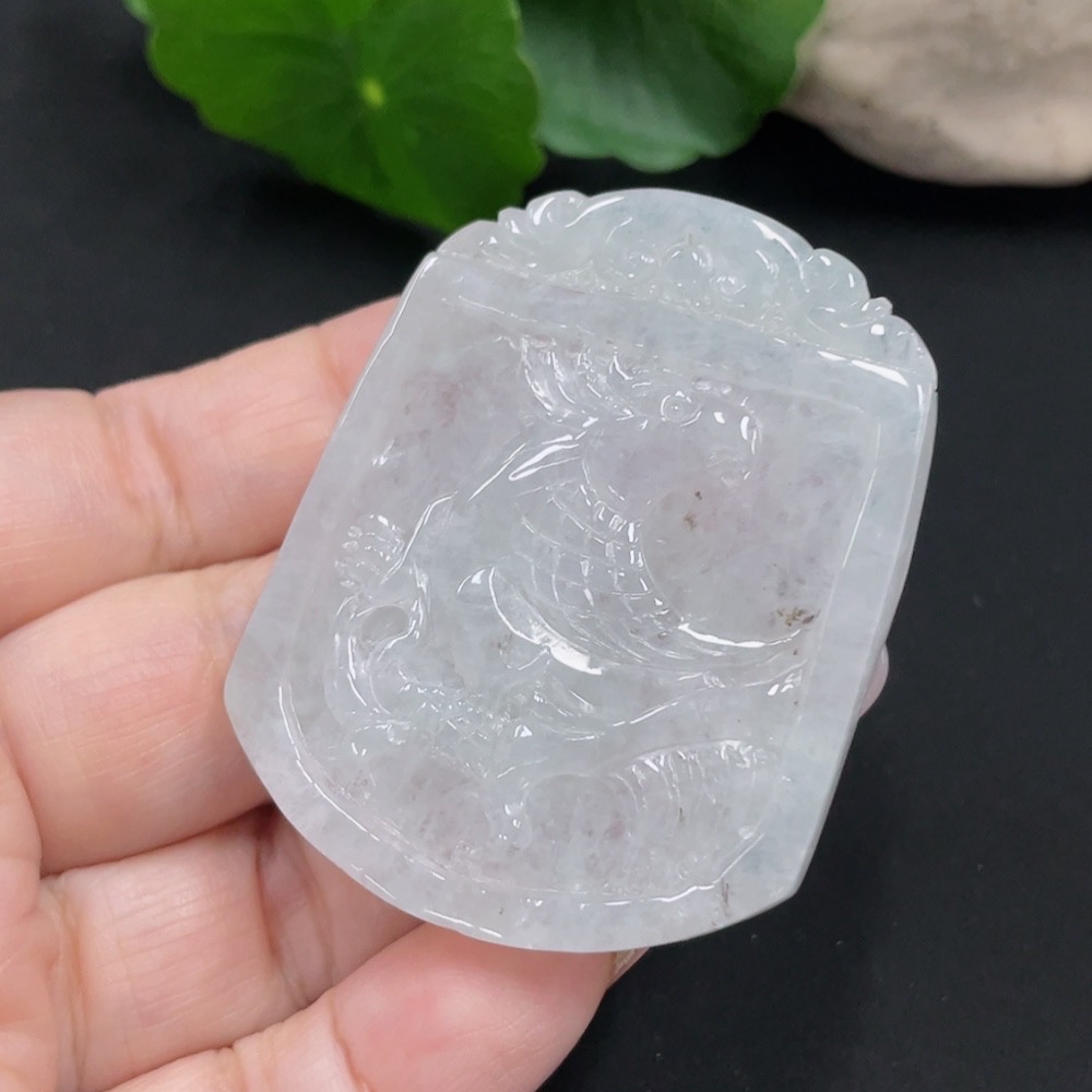 F31675739 Jadeite Heroic and Resourceful Pendant
