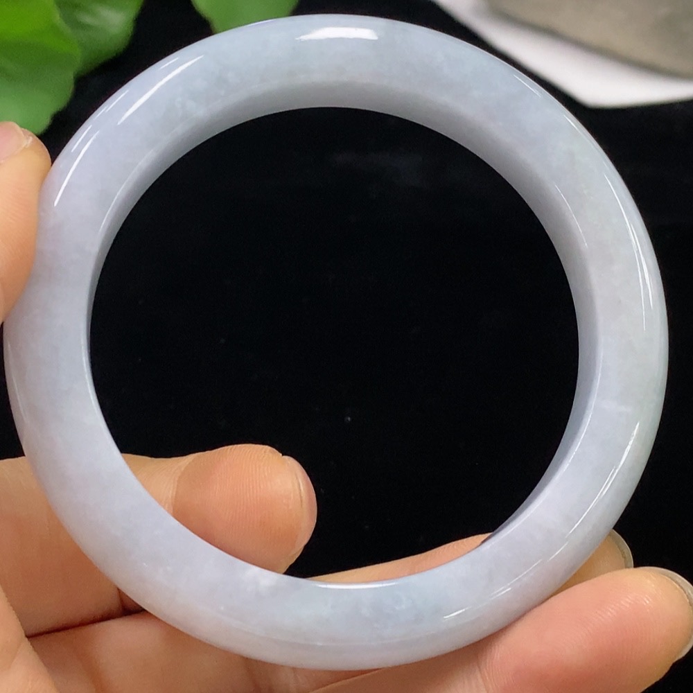 F32707235 Jadeite Round Bangle Size 55.7 Total Weight Approx. 58.85g