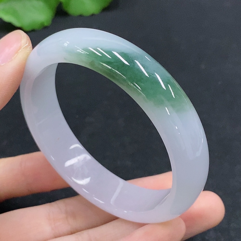F31683607 Jadeite Regular Bangle 53.9 Inner Diameter Total Weight Approx. 48.85g