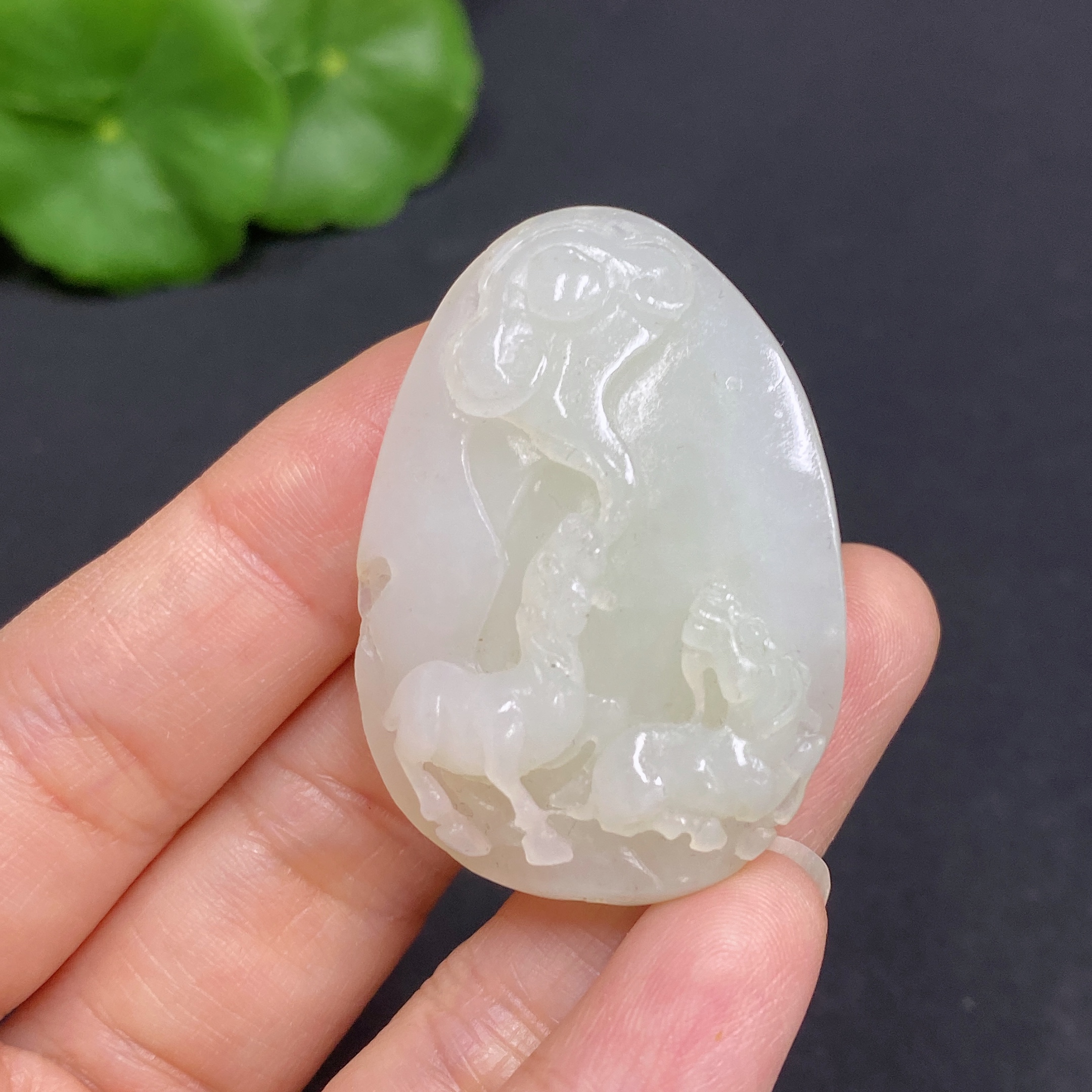 H31584407 Hetian Jade Pendant - All Wishes Fulfilled - Total Weight Approx. 19.6g