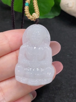 F32808511 Jadeite Guanyin Pendant