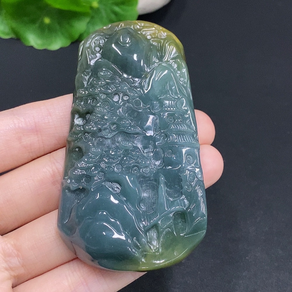 F31623635 JadeiteLandscape Pendant