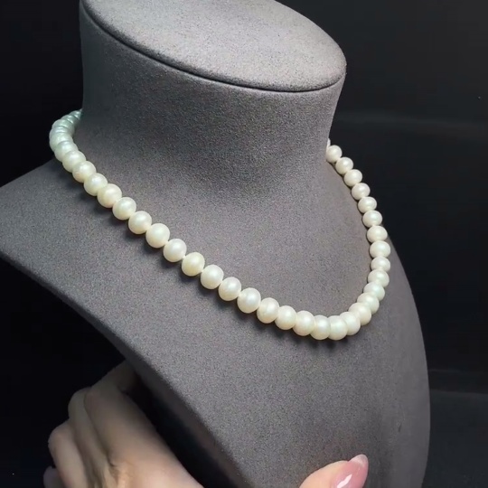 C34993202 Pearl Necklace Non-Gold Total Weight Approx. 49g Size About 9.3mm