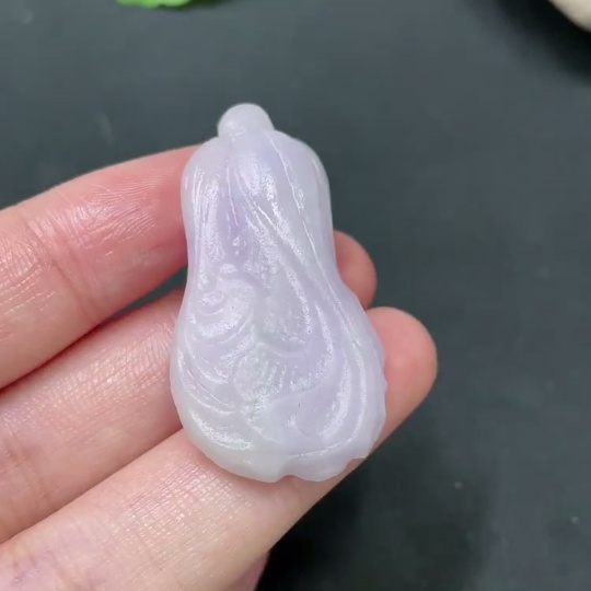 F23624487 Jadeite cabbage pendant semi-finished product gross weight 10.660g