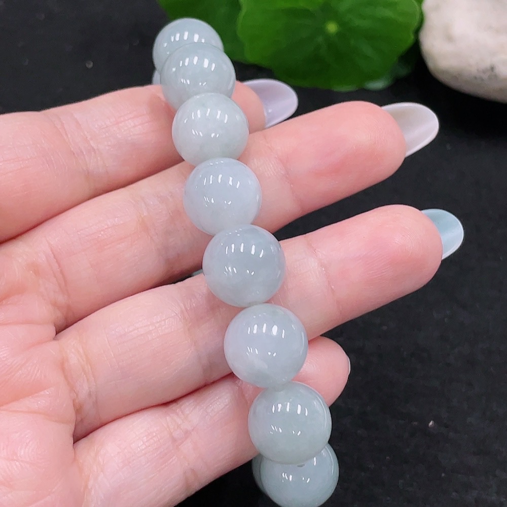 F33873490 Jadeite Bracelet Approx. 12.1mm Total Weight Approx. 50g