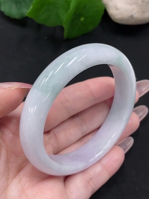 F35082673 Jadeite Round Bangle Size 55.9 Total Weight Approx. 56.9g