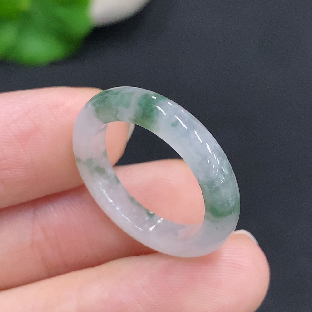 F33832006 Jadeite Ring Size 14 Total Weight Approx. 2.4g