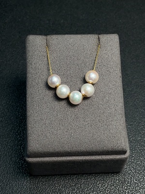 C33853497 Seawater Pearl Necklace 18K Gold Total Weight Approx. 4.31g Size Approx. 7.7mm