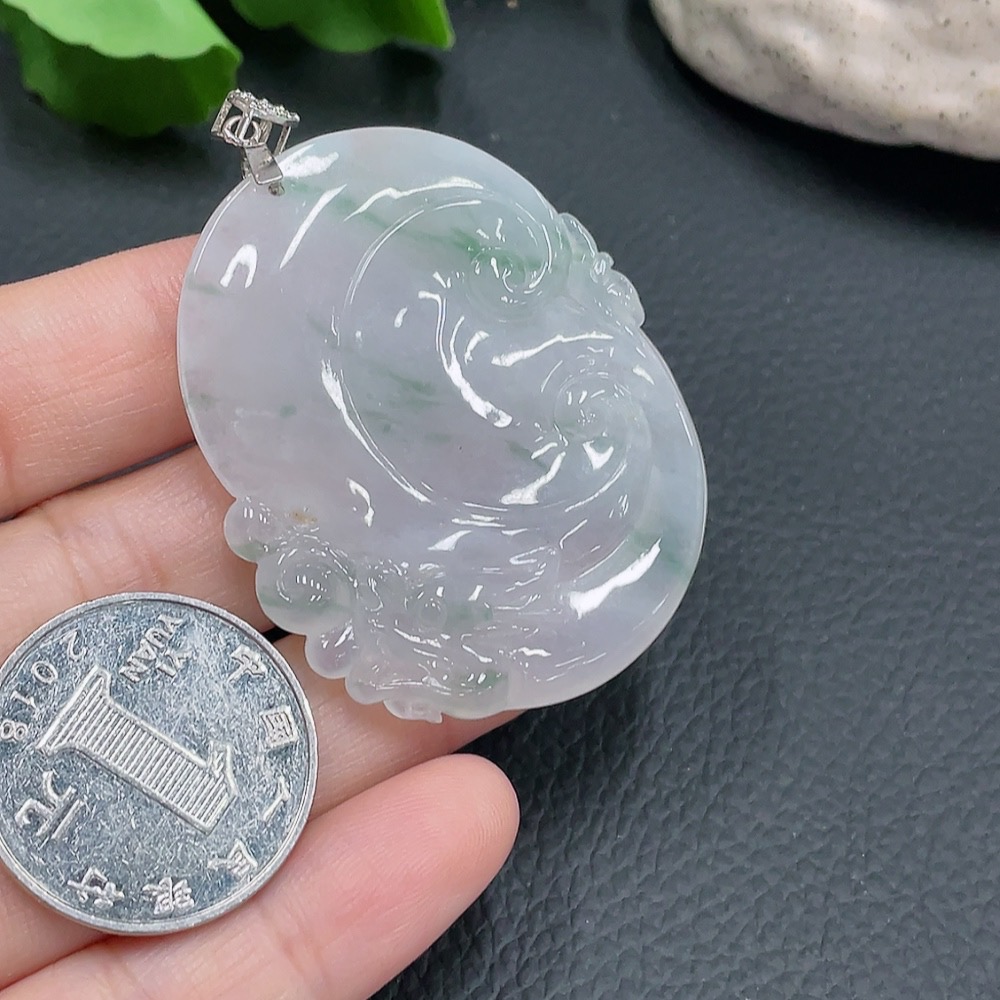 F22481990 JadeitePendant Ruyi Non-Gold Total Weight 22.615g