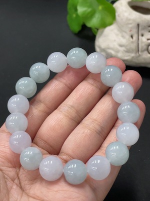 F34018823 Jadeite Bracelet Bead Size Approx. 11.5mm Total Weight Approx. 48.8g