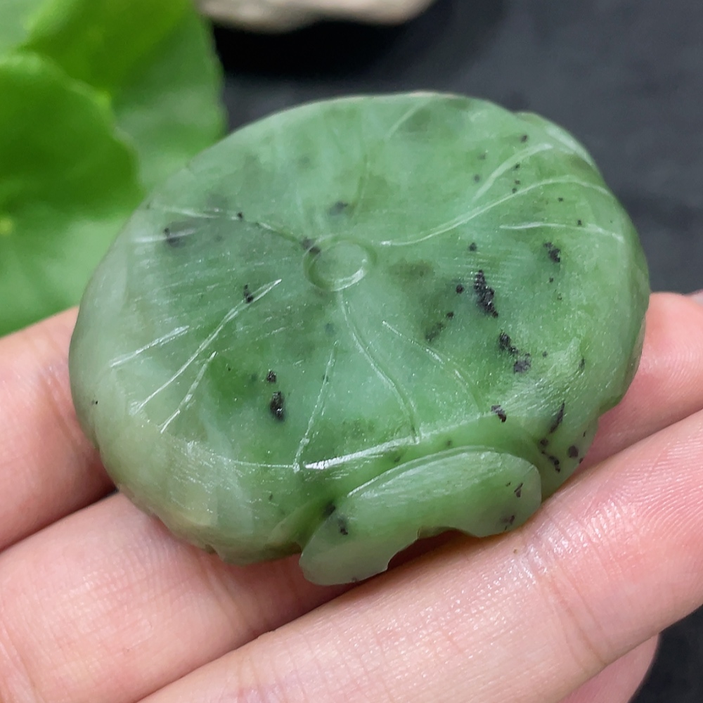 H33925410 Hetian Jade Small Inkstone