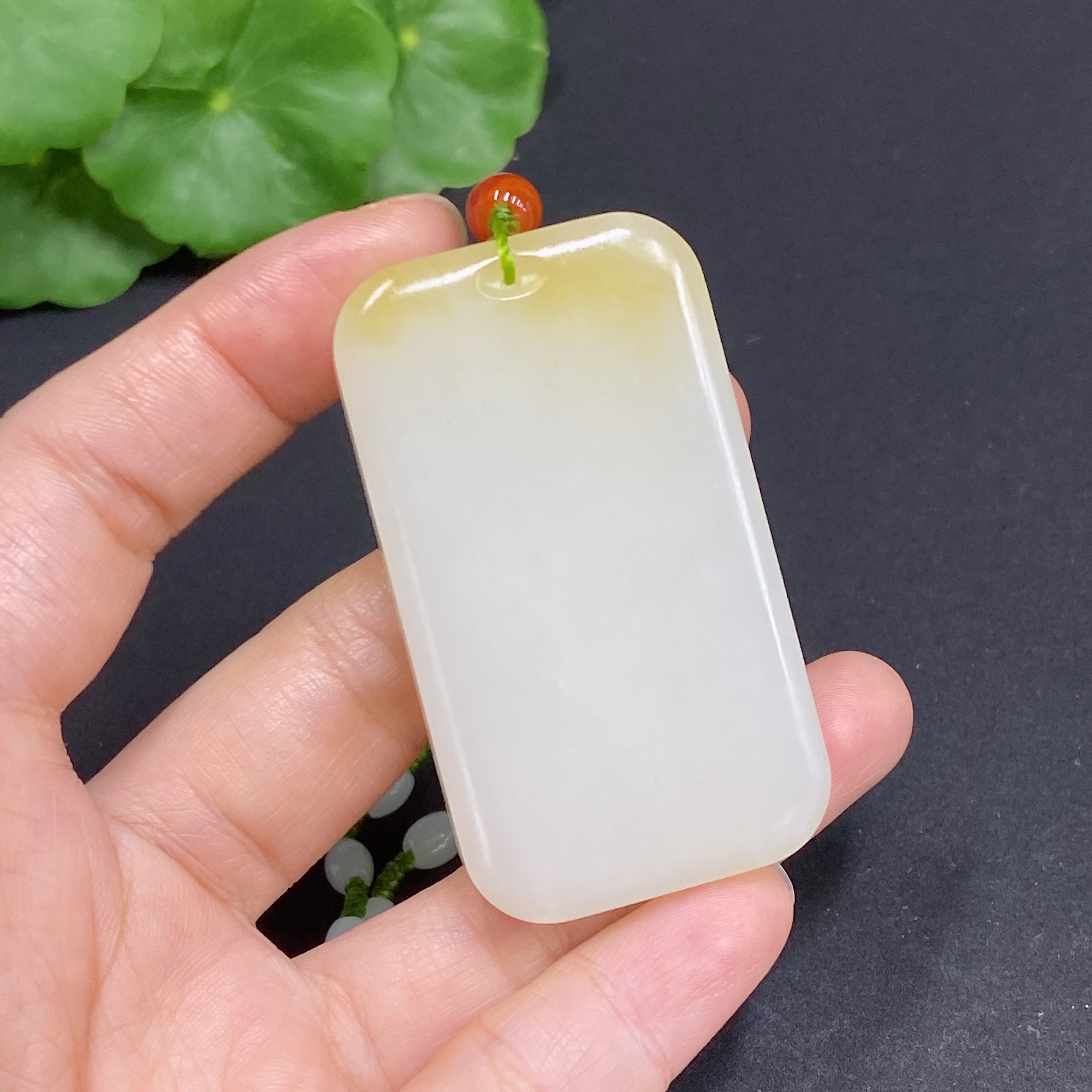 H33939921 Hetian Jade Pendant Plain Pendant