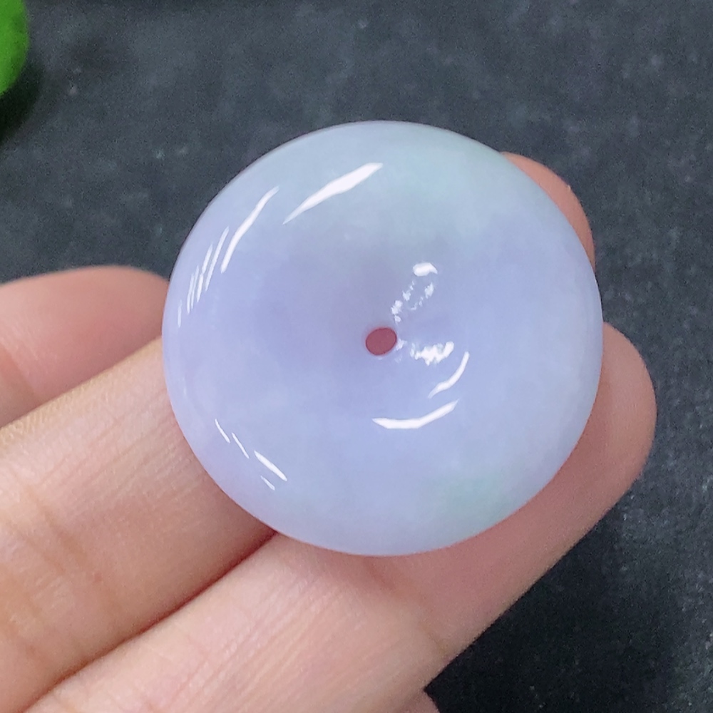 F33888156 Jadeite Pendant Ping An Kou, total weight approx. 9.16g