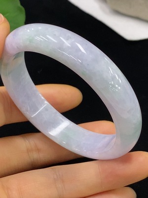 F35095060 Jadeite Round Bangle Size 54.7 Total Weight Approx. 49.39g