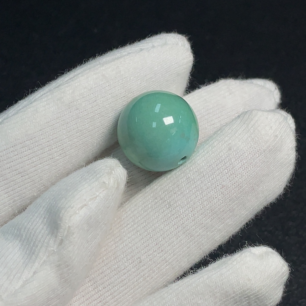 C31657096 Turquoise Pendant Color Origin Undetermined Containing Other Mineral Components Total Weight Approximately 5.59g Size About 15.9mm