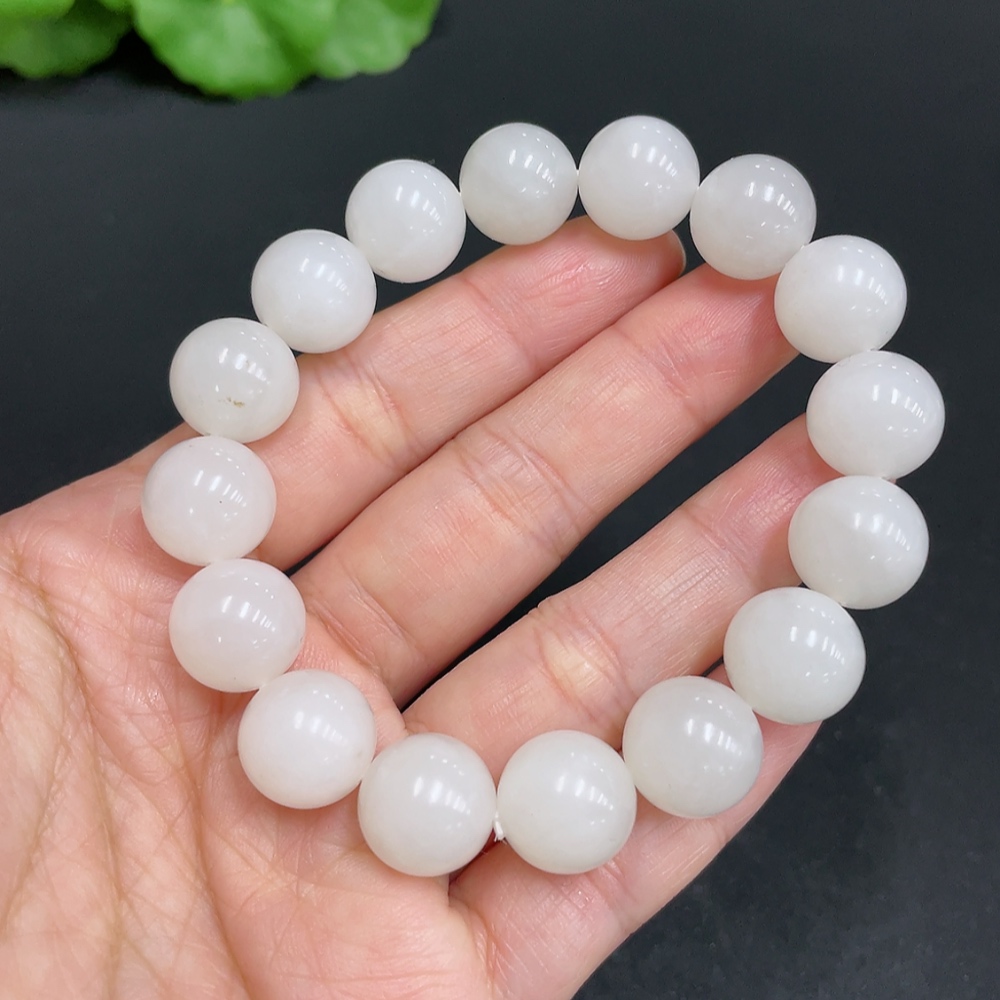 H34072636 Hetian Jade Bracelet, Approx. 11.7mm, Total Weight Approx. 41g