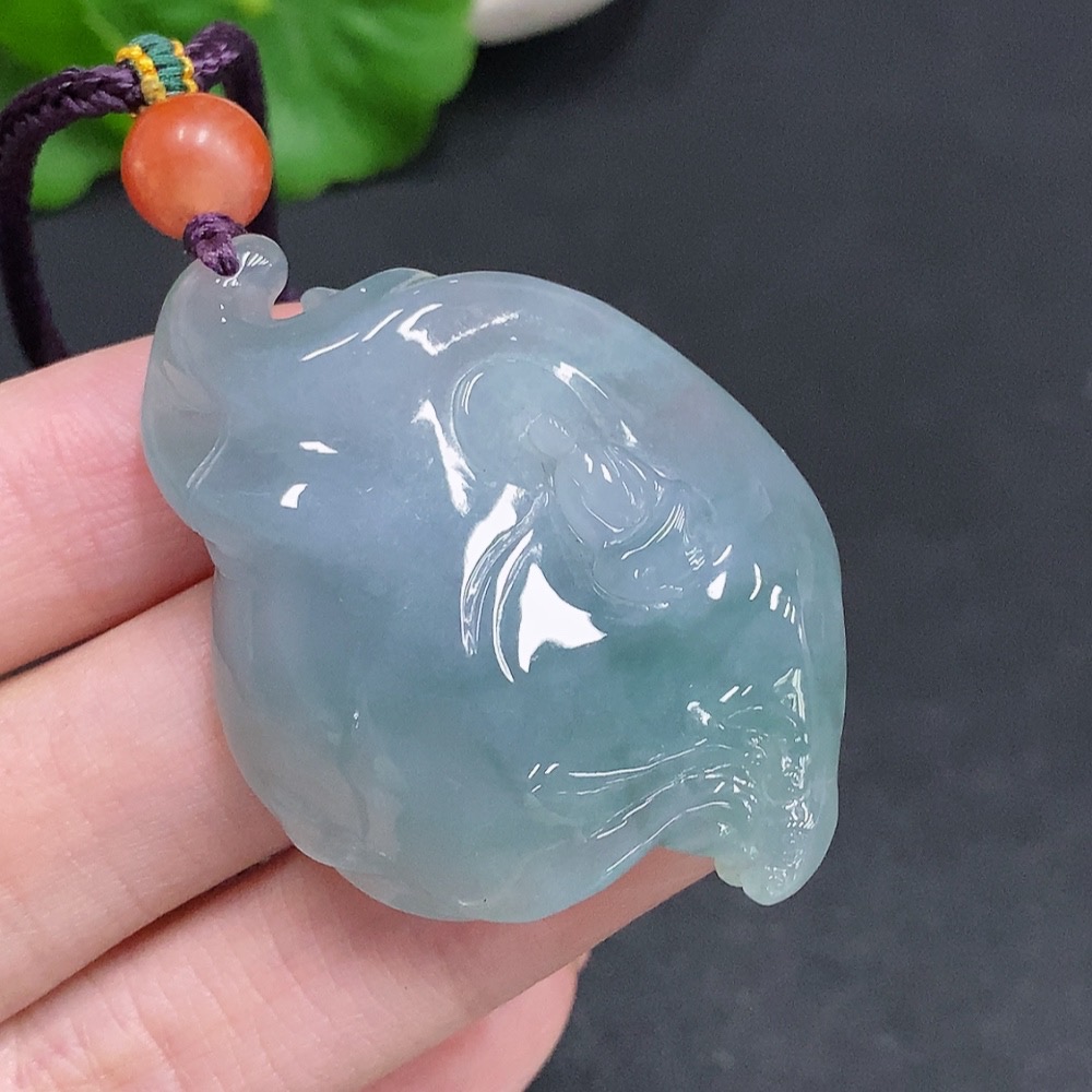 F34003259 Jadeite Enlightenment Pendant