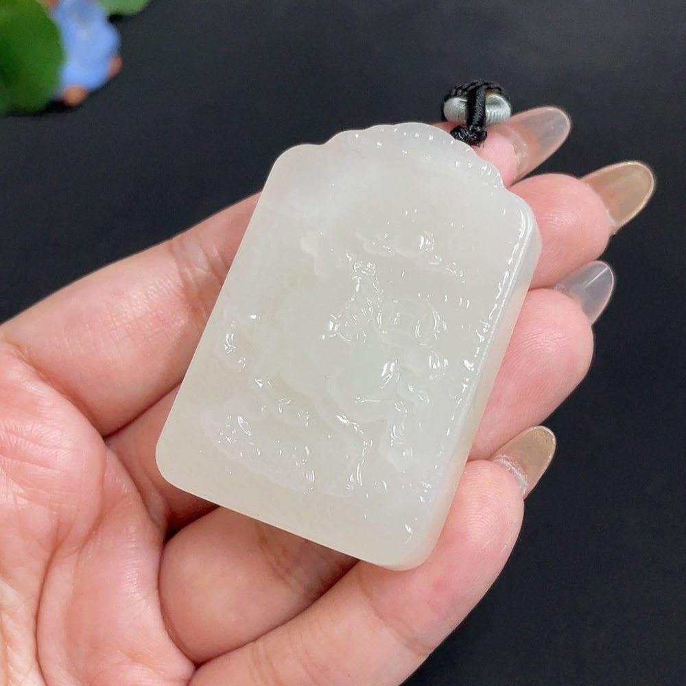 H31678456 Hetian Jade Pendant - Immediate Success Upon Arrival