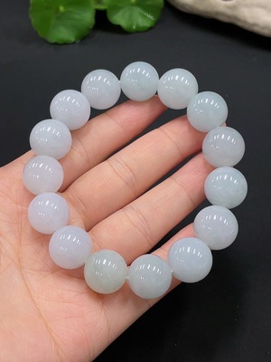 F26996275 JadeiteBeaded Bracelet, Approx. 14.7mm, Total Weight About 81.37g