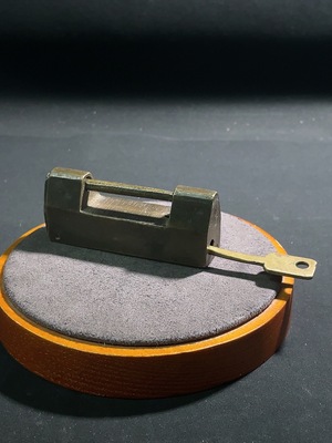 W32764289 Republic period copper lock with key, miscellaneous