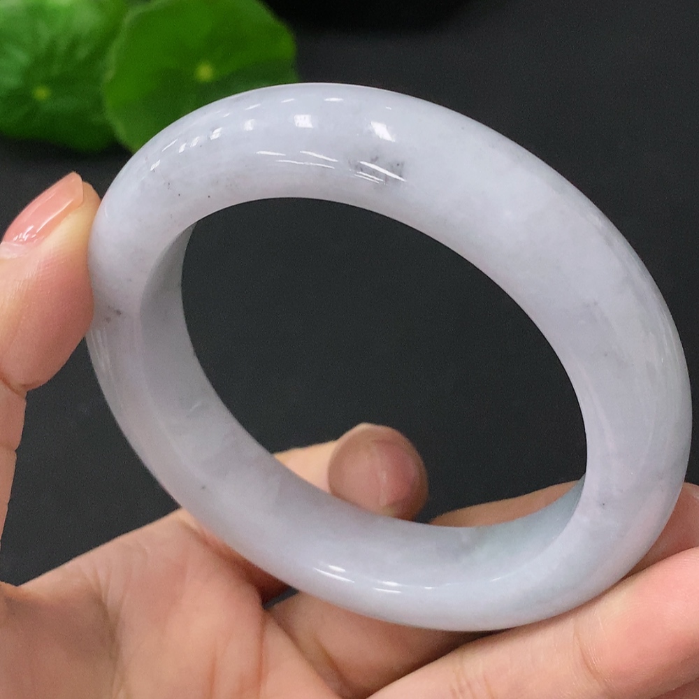 F35088359 Jadeite Round Bangle Size 52mm Total Weight Approx. 63g