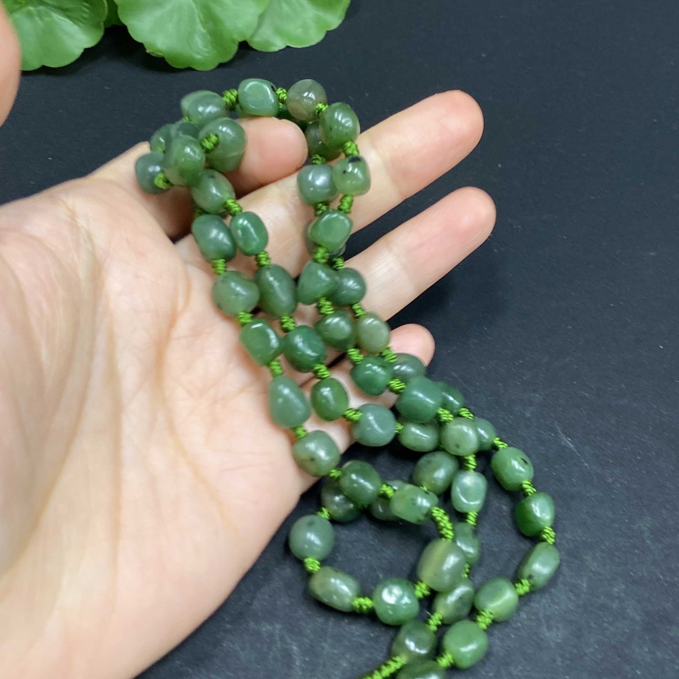H32704470 Hetian Jade Pendant, Kylin, Total Weight (including chain): 75.9g