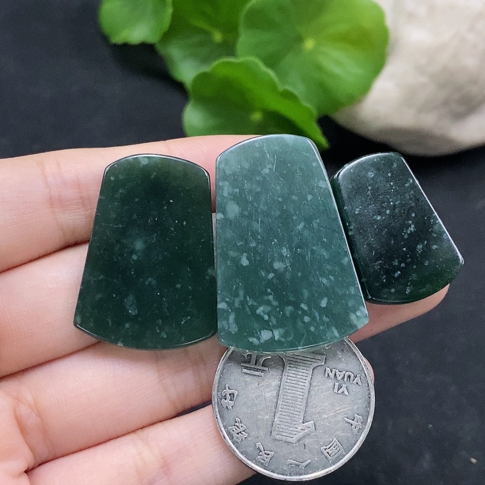 F35090051 Jadeite Plain Pendant Mounting Sell as a Lot