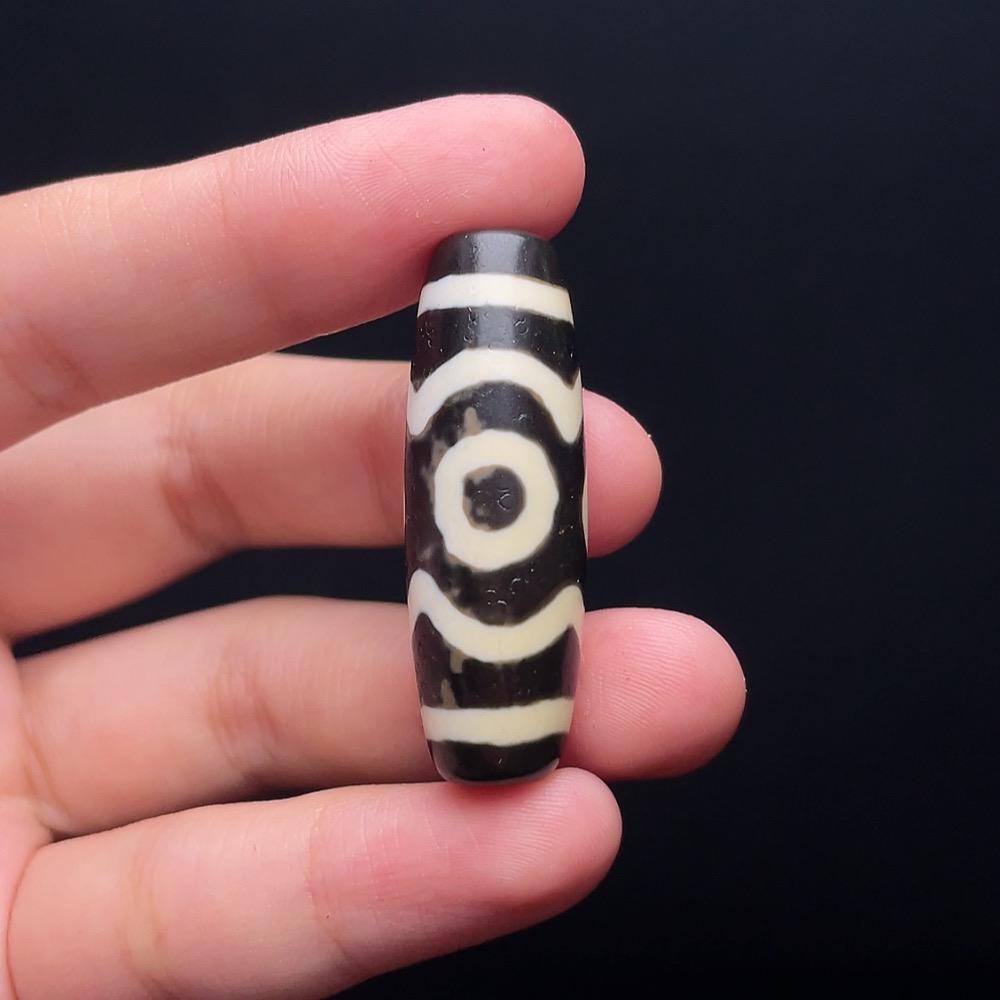 W33937220 Dzi Bead Pendant Total Weight Approx. 9.6g Size About 38.4mm