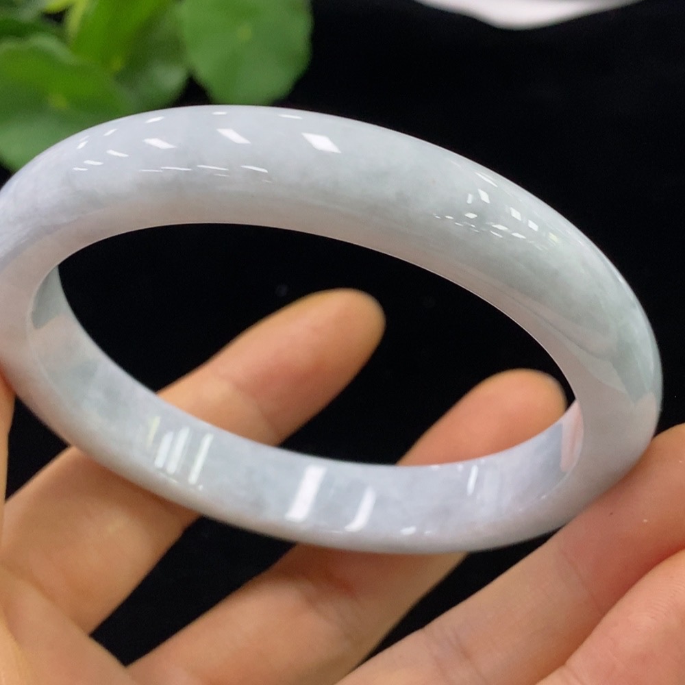 F34044641 Jadeite Round Bracelet Total Weight Approx. 59.7g Size 63