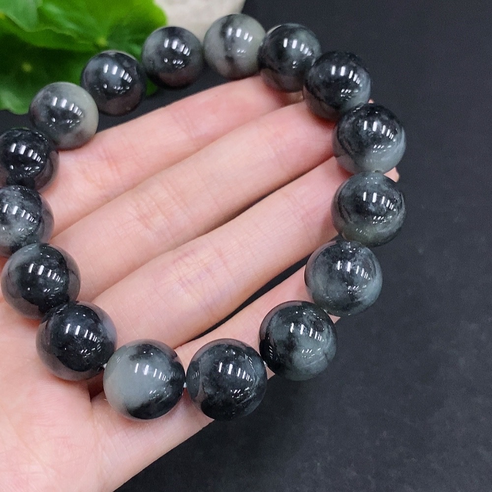 F34060117 Jadeite Bracelet Total Weight Approx.75.1g Size 13.7mm