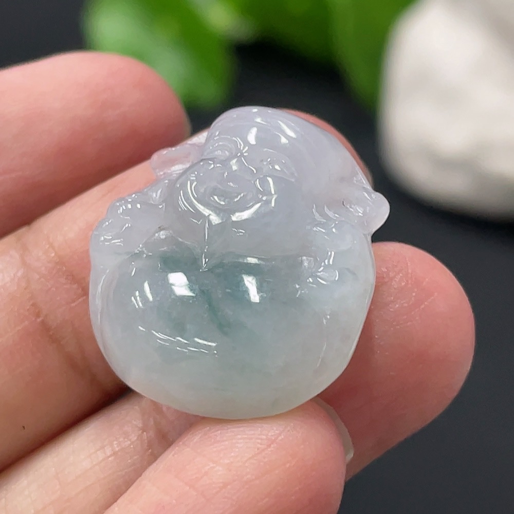 F29432957 Jadeite Caishen Pendant Total Weight Approx. 5.1g