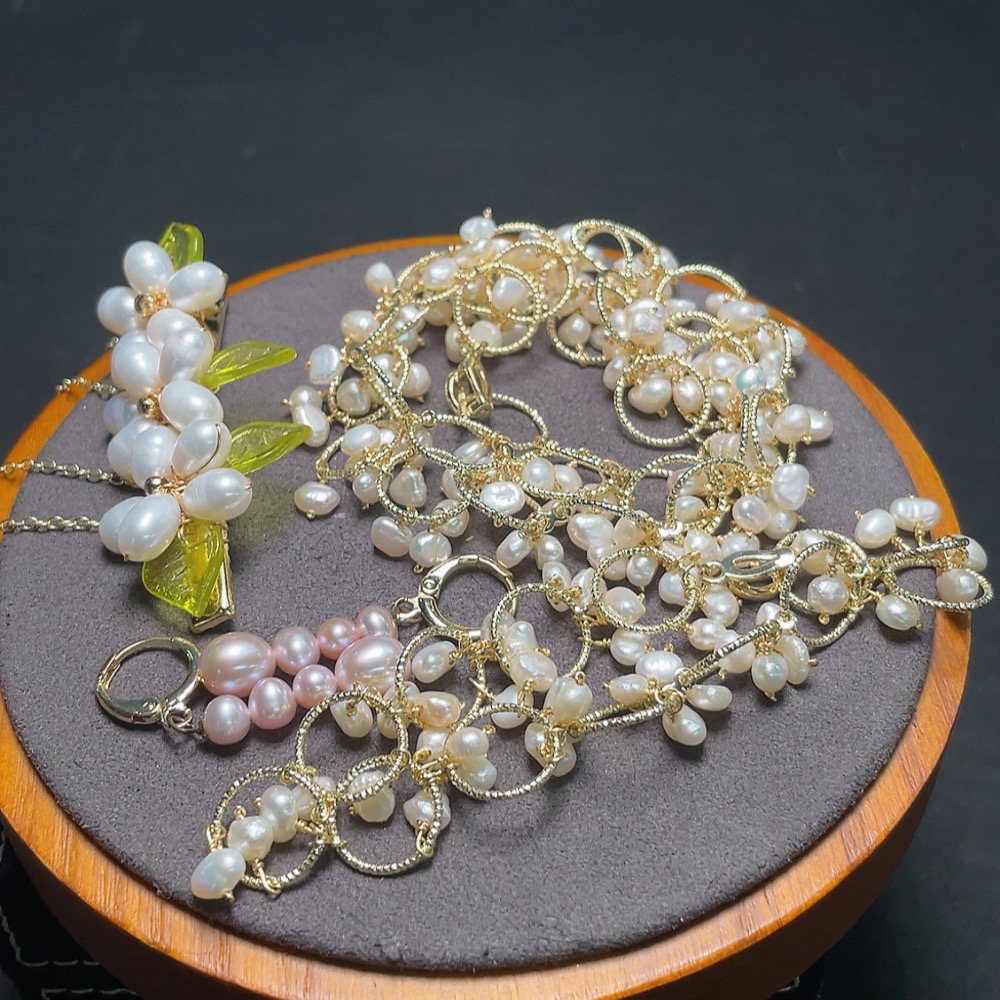 C34988394 Pearl Jewelry Non-Gold Total Weight Approx. 47.8g Sell as a Lot