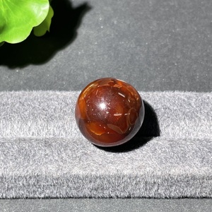 W41931797 约18-19世纪大颗粒玛瑙球形珠 老珠子